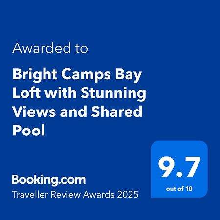 Bright Camps Bay Loft With Stunning Views And Shared Pool Lägenhet Kapstaden Exteriör bild